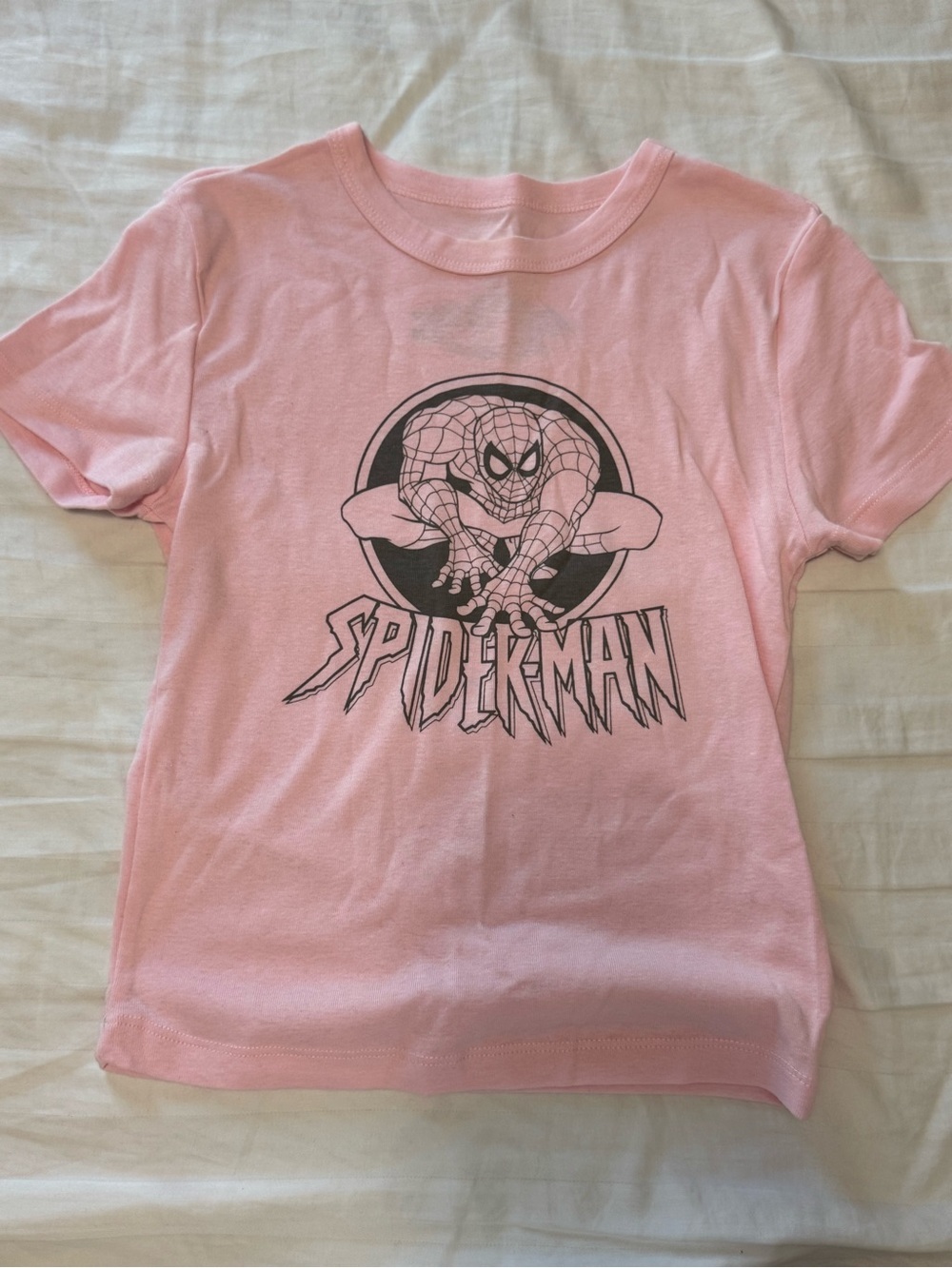 Baby Pink Spider-Man Baby Tee